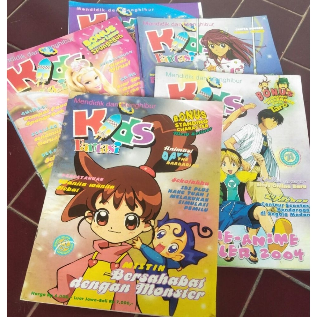 [PRELOVED] MAJALAH KIDS FANTASI BUNDLE (ISI 6)
