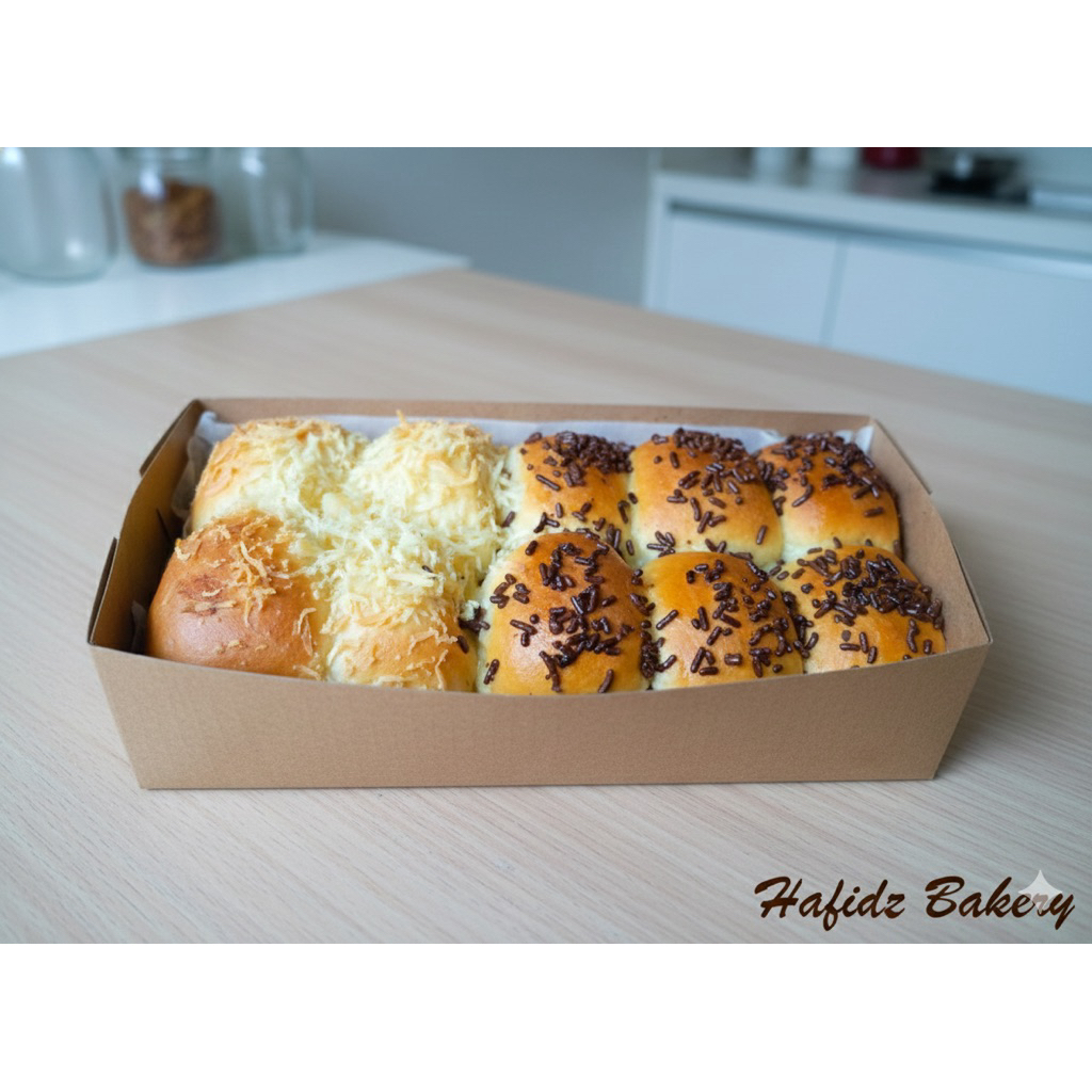 roti isi pisang keju, pisang coklat lumer enak lembut, fresh