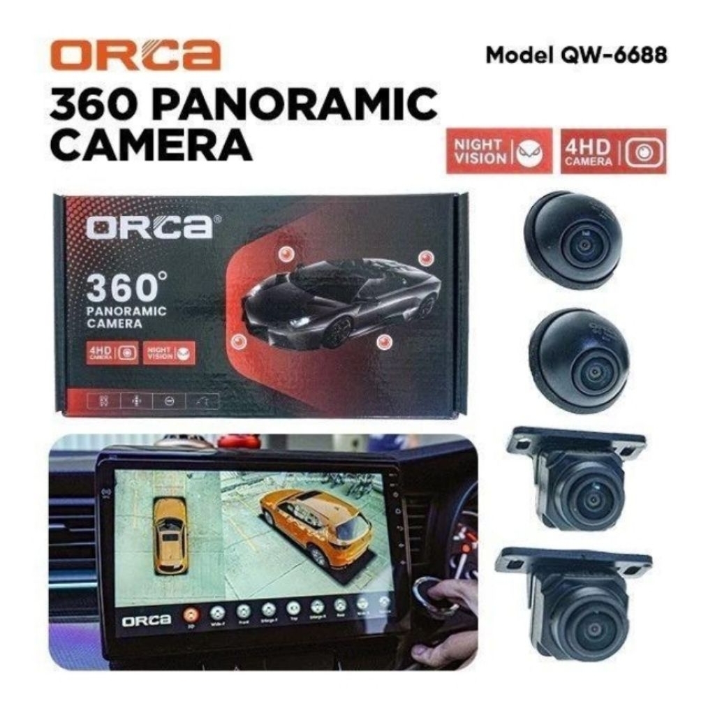 Kamera 360° ORCA 3D Panoramic 4HD Nightn Vision