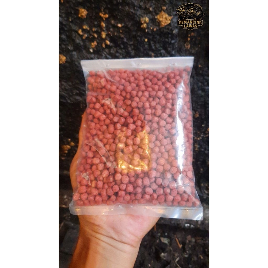 Pelet Butiran untuk mancing bandeng,patin,ikan mas,koi. dll
