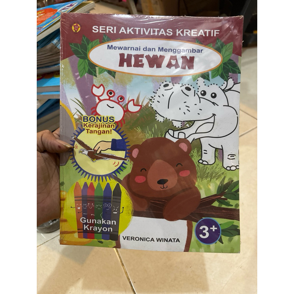 Mewarnai dan Menggambar Hewan - Seri Aktivitas Kreatif - Buku Anak Dialektika  Kids