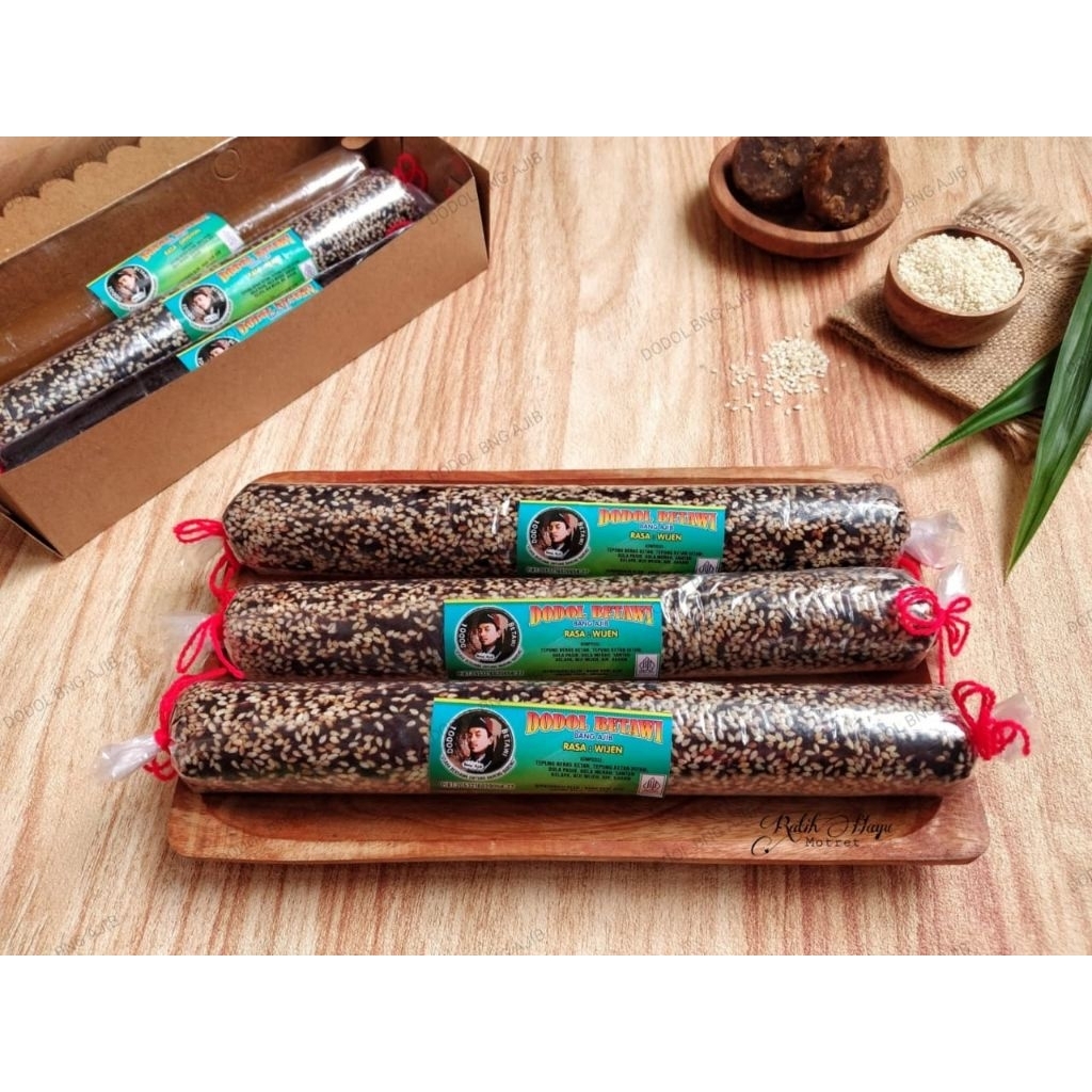 Dodol Asli betawi | Oleh-oleh Cikarang Bekasi | 1 pcs (Rasa Wijen)