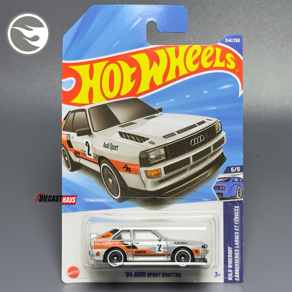 Diecasthaus- Hot Wheels Audi 90 Quattro | '87 Audi Quattro | '84 Audi Sport Quattro