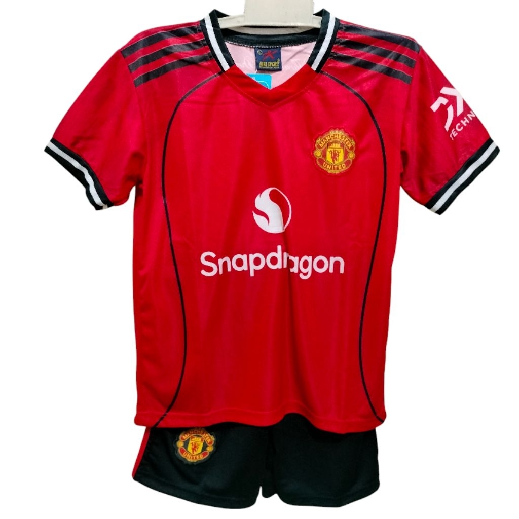 Jersey bola setelan anak Manchester united AURI sport
