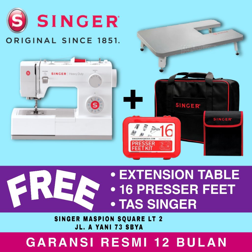 Mesin jahit Singer 5523 Heavy Duty