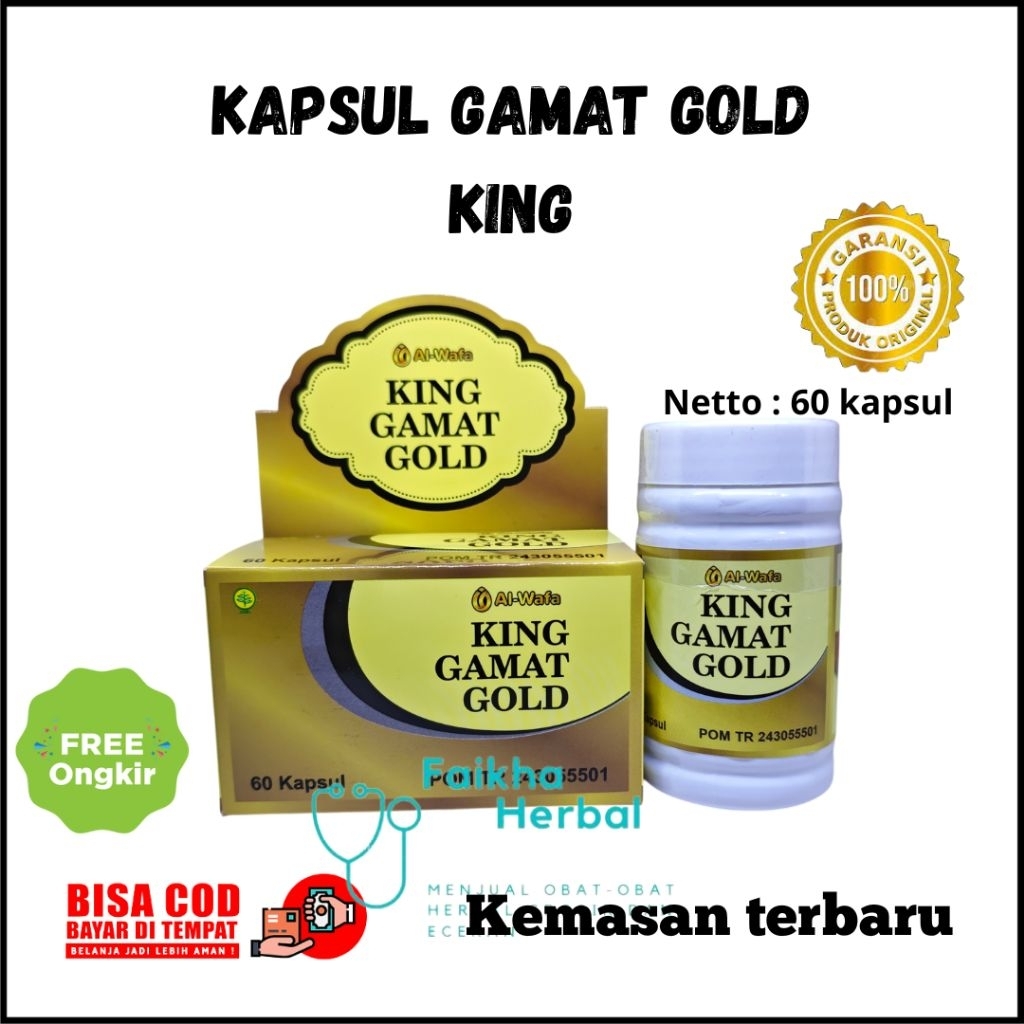 Kapsul Gamat Gold Gamat Emas Obat Lambung pengapuran nyeri sendi asam urat