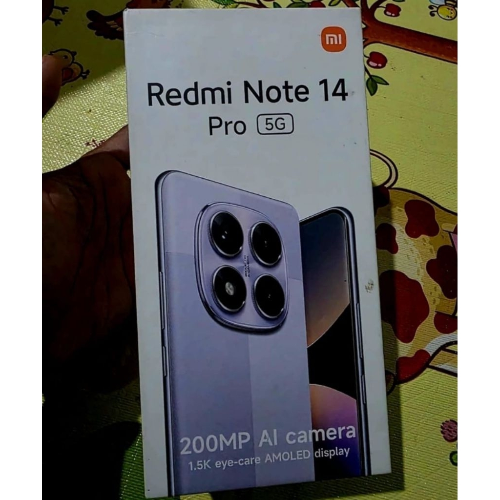 Jual hp bekas REDMI NOTE 14 PRO 5G istimewa likenew grns panjang
