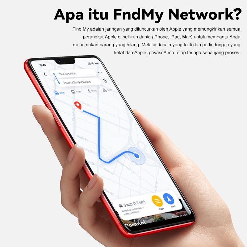 Smart Tracker Find My Anti Hilang IP67 | Global Tracking 365 Hari | Dompet Tas Anak