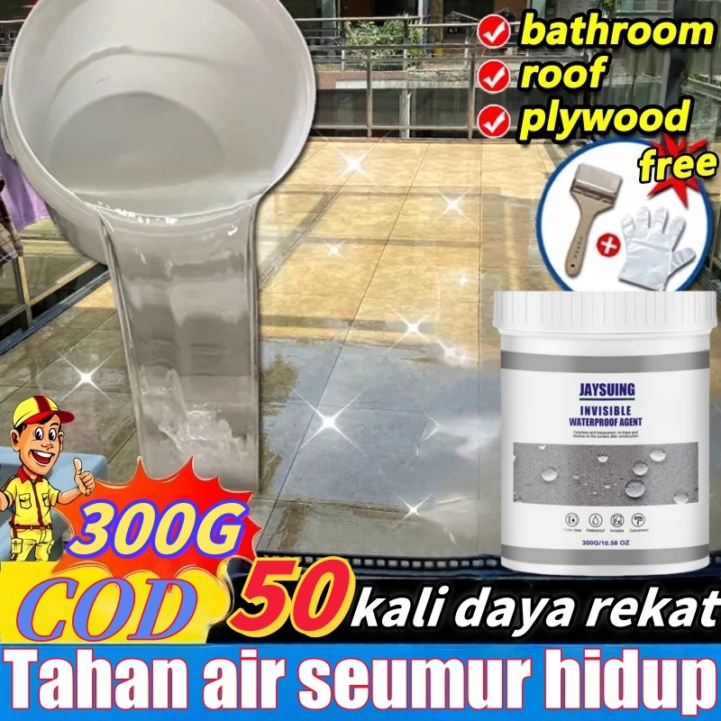 Lem Anti Bocor Dan Rembes Jaysuing 300g Lem Aquarium Anti Bocor Lem Anti Air Lem Bening Transparan I