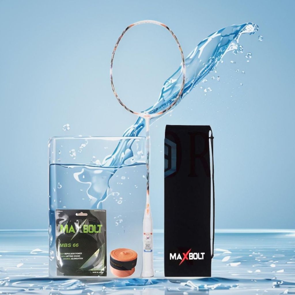 Raket Badminton Maxbolt Superstar 10 Bonus Komplit Maxbolt Superstar 10