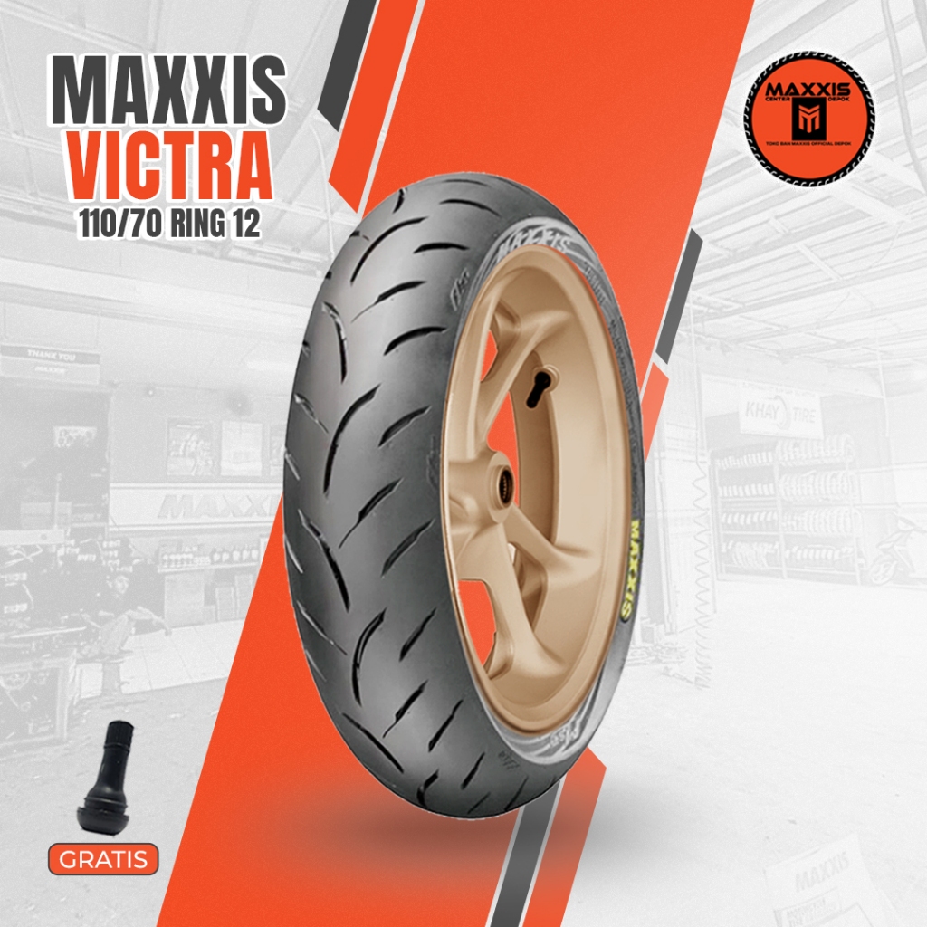 Ban Maxxis Victra Ring 12 Satuan/Sepasang Tubeless