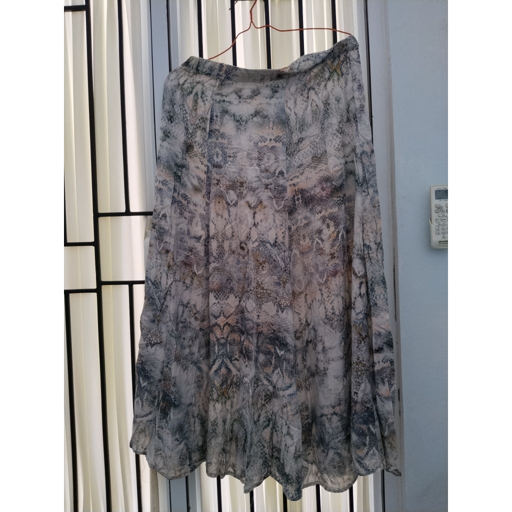 rok muslimah merk Zara basic original preloved