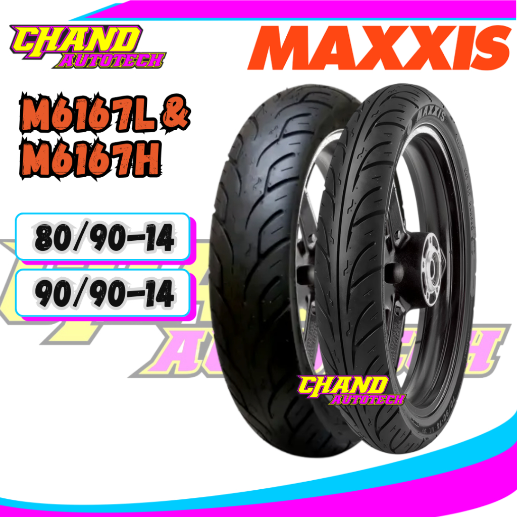 BAN MAXXIS M6167H M6167L Ring 14 80 90 90 90 Ban Matic Set Satuan Tubeless