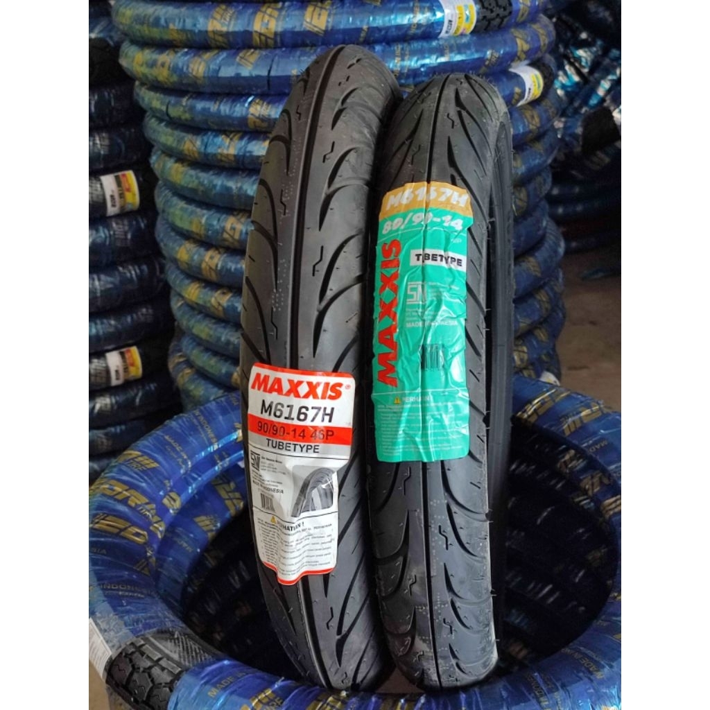 BAN MAXXIS 6167H TUBE TYPE// BAN MAXXIS METIC RING 14// BAN MAXXIS TUBE TYPE RING 14