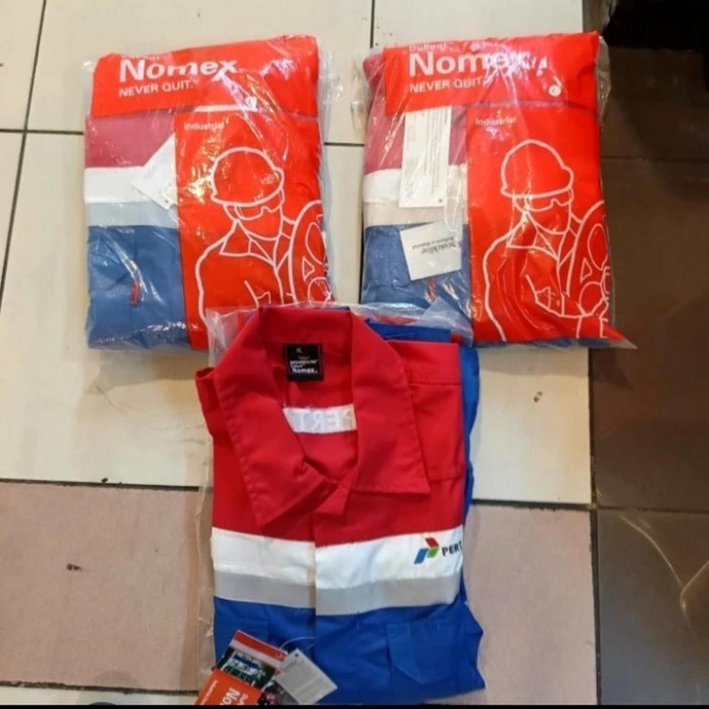 Jual Wearpack Nomex Dupont Pertamina / Coveral Nomex Dupont Bersertifikat