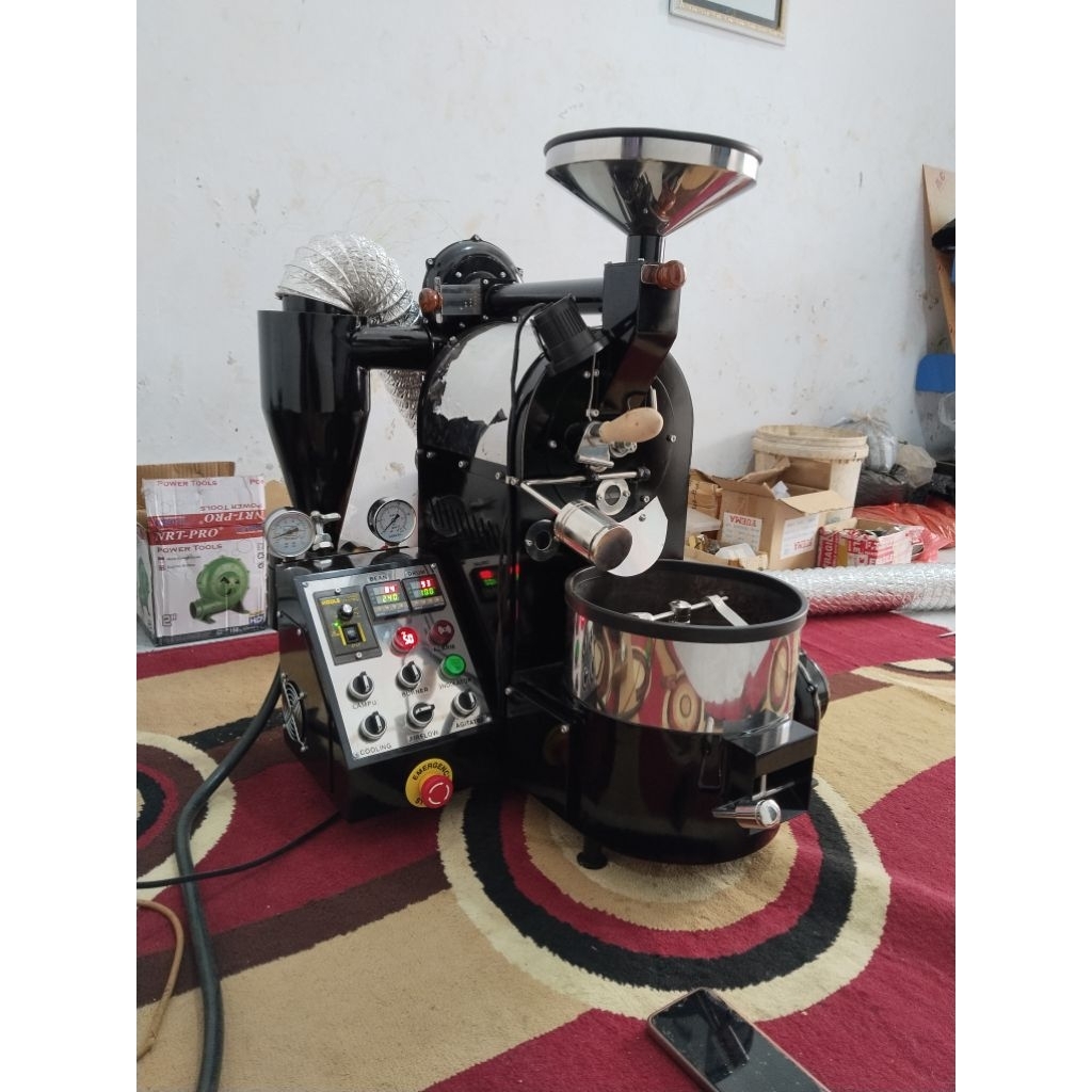 mesin roasting kopi kapasitas 1kg artisan+ agitator