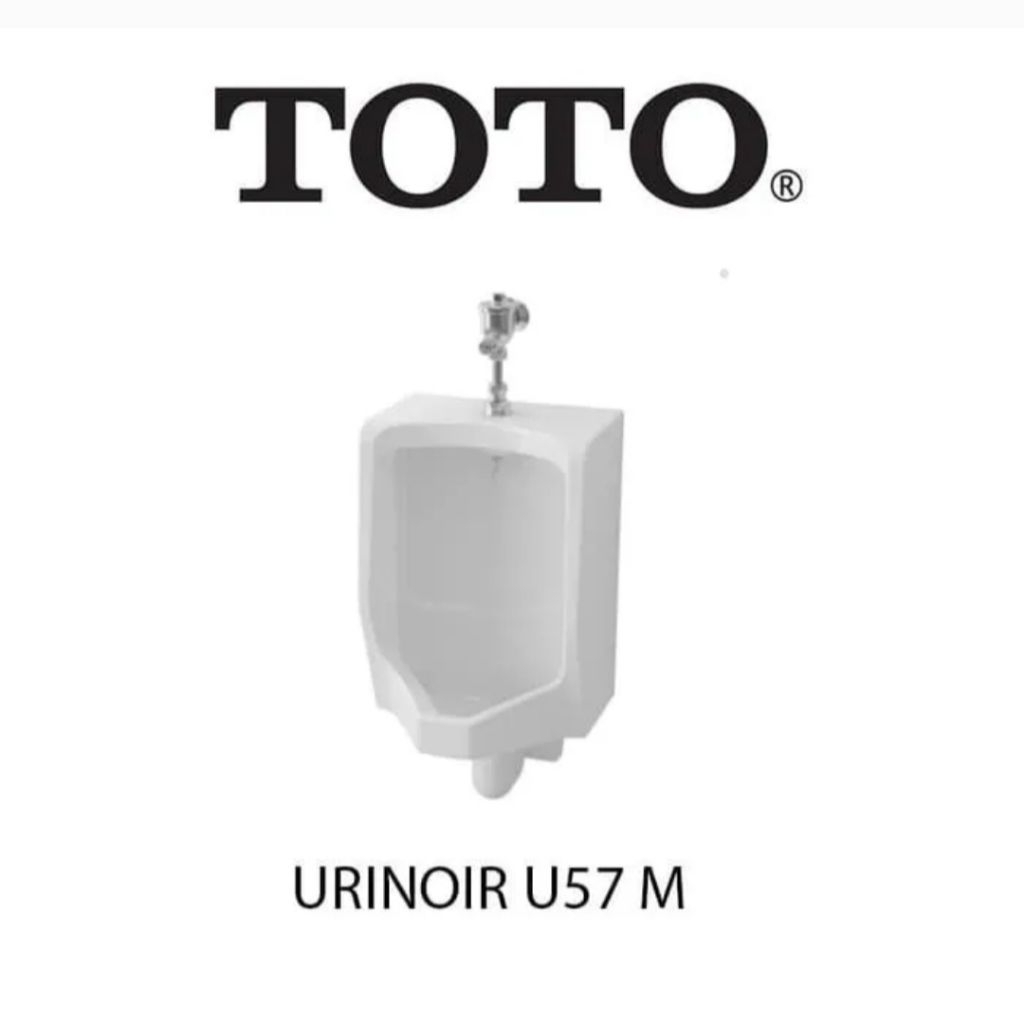 Urinal Toto U57M / urinoir toto U57M set lengkap
