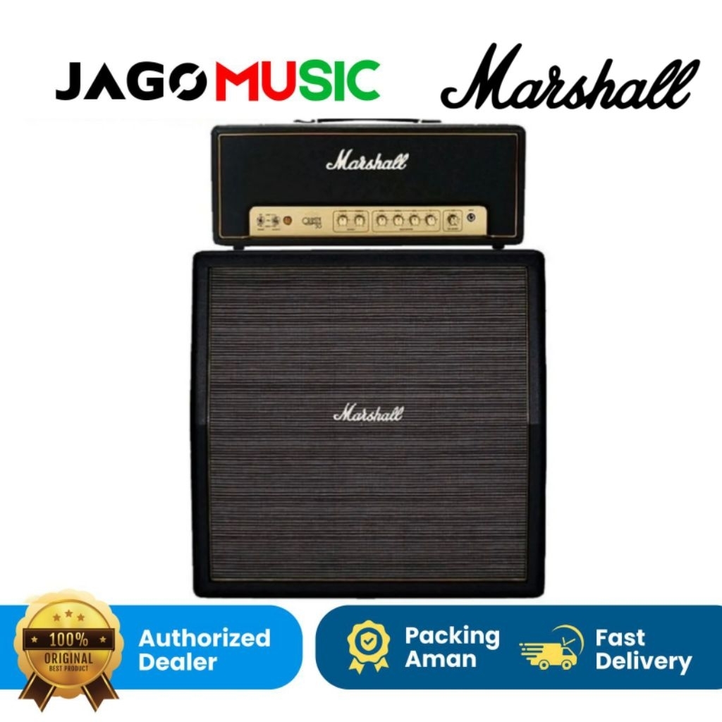 Marshall ORIGIN 50H Head + ORI412A
Cabinet Guitar Amplifier Original