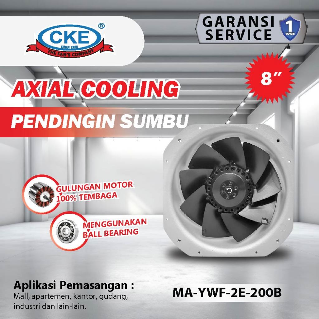 CKE Axial Fan MA-YWF-2E-200B Blower