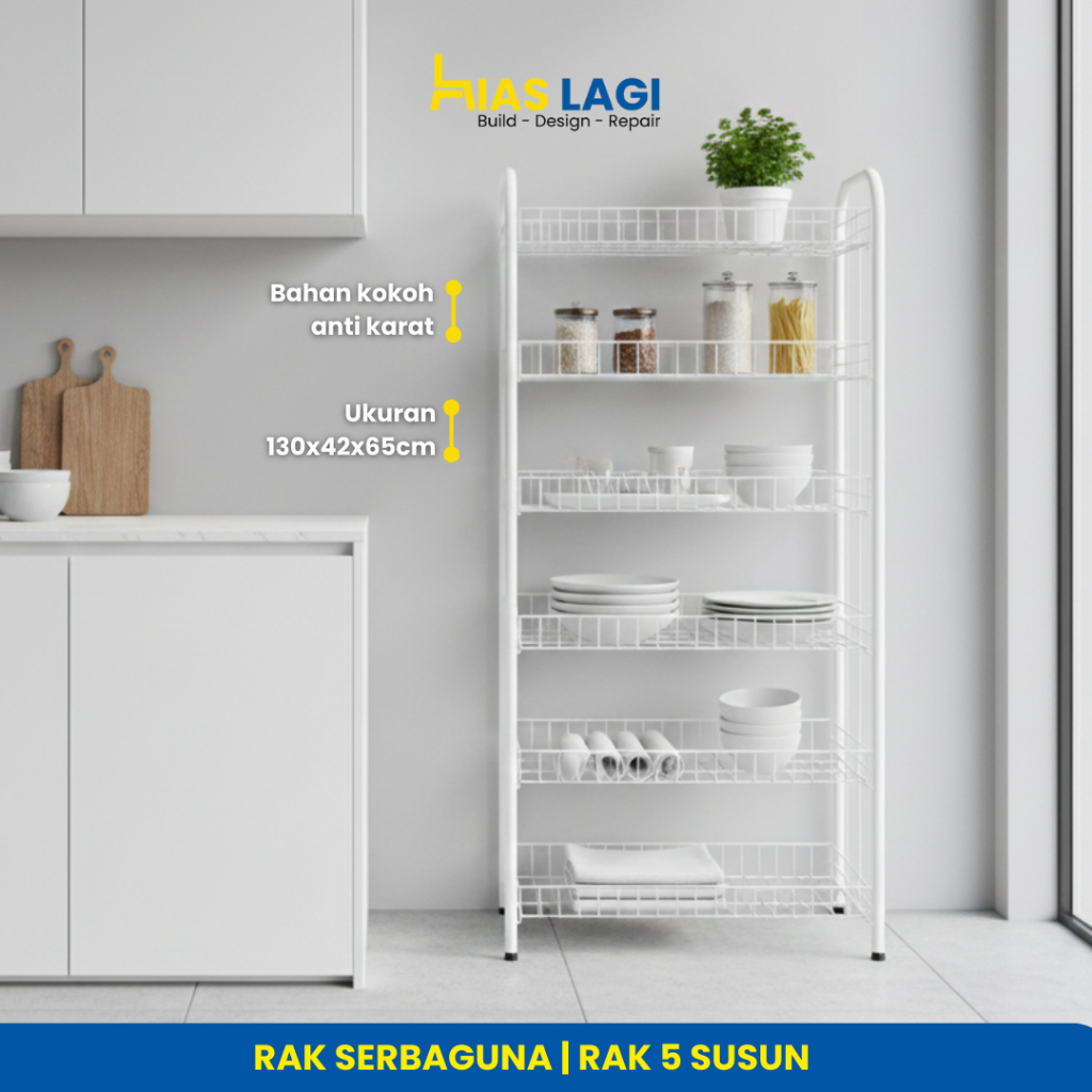 Rak Serbaguna 5 Susun | Rak Minimalis