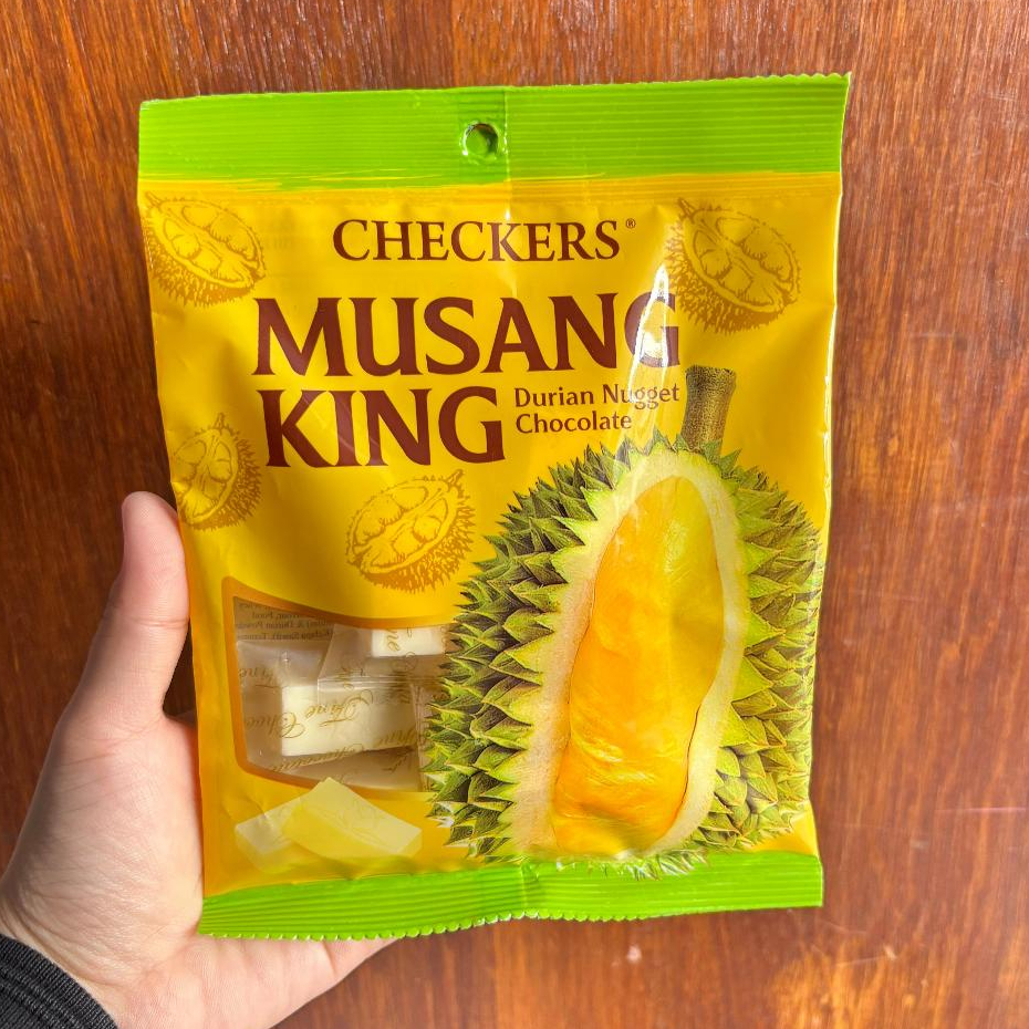CHECKERS Musang King Durian Nugget Chocolate 60g