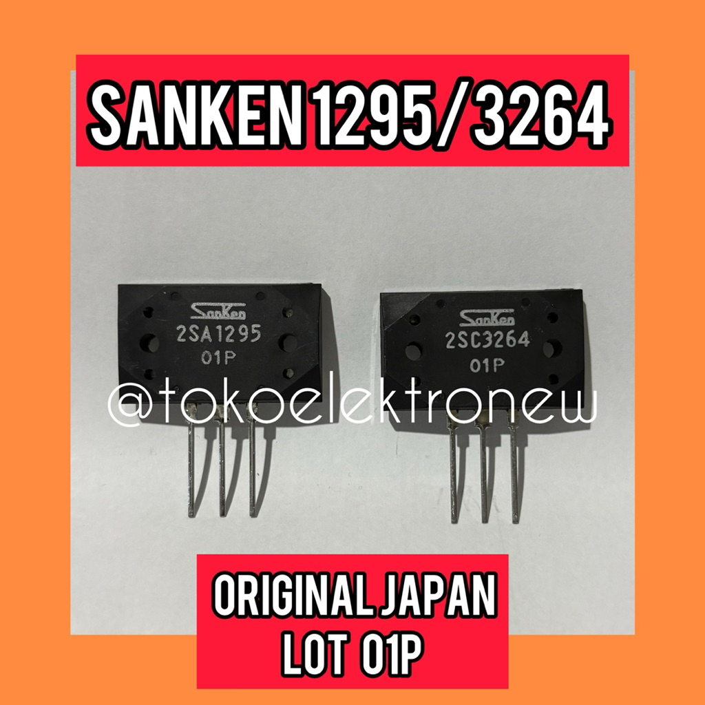 TRANSISTOR SANKEN 1295/3264 ORI JAPAN