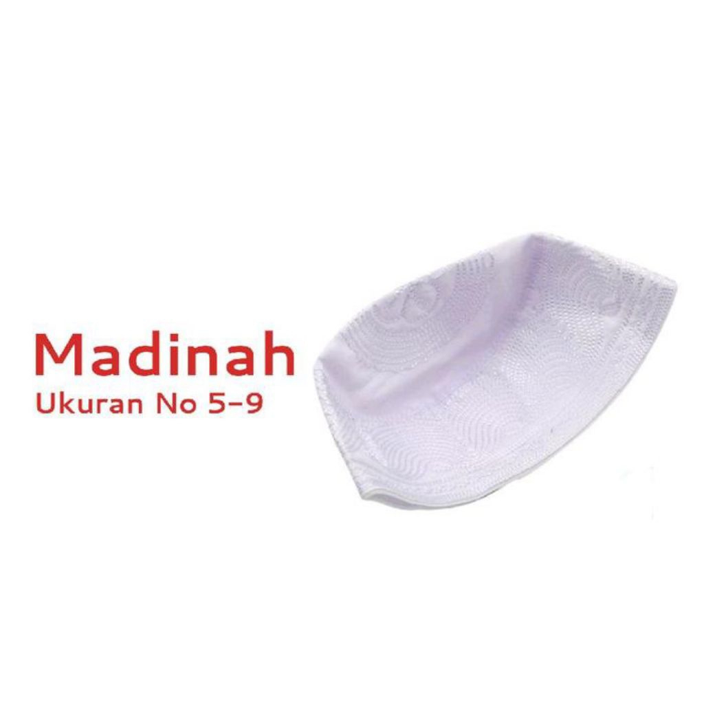 Peci Putih Madinah - Kopyah Kopiah