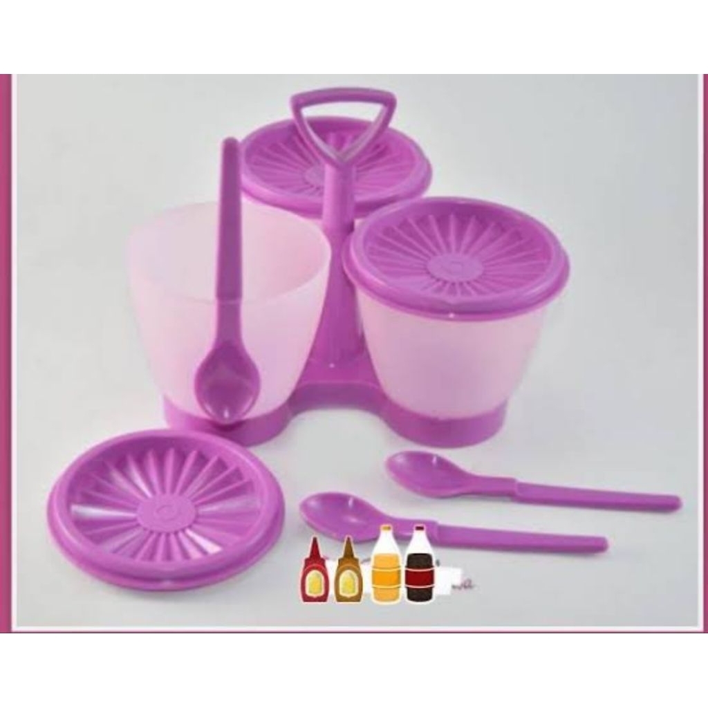 tempat bumbu / wadah bumbu /wadah serba guna tupperware