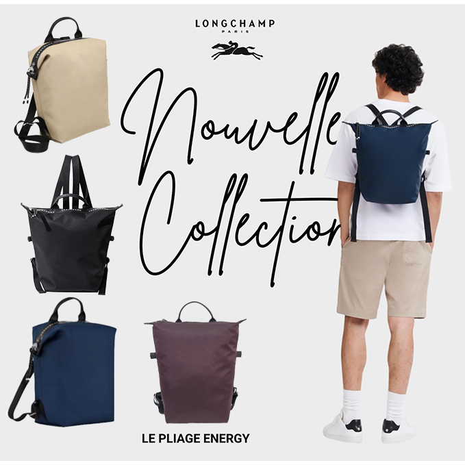 [Ori]Lc Le Pliage Energy Backpack Ransel Kantor dan Perjalanan Model Baru Tebal water proof foldable