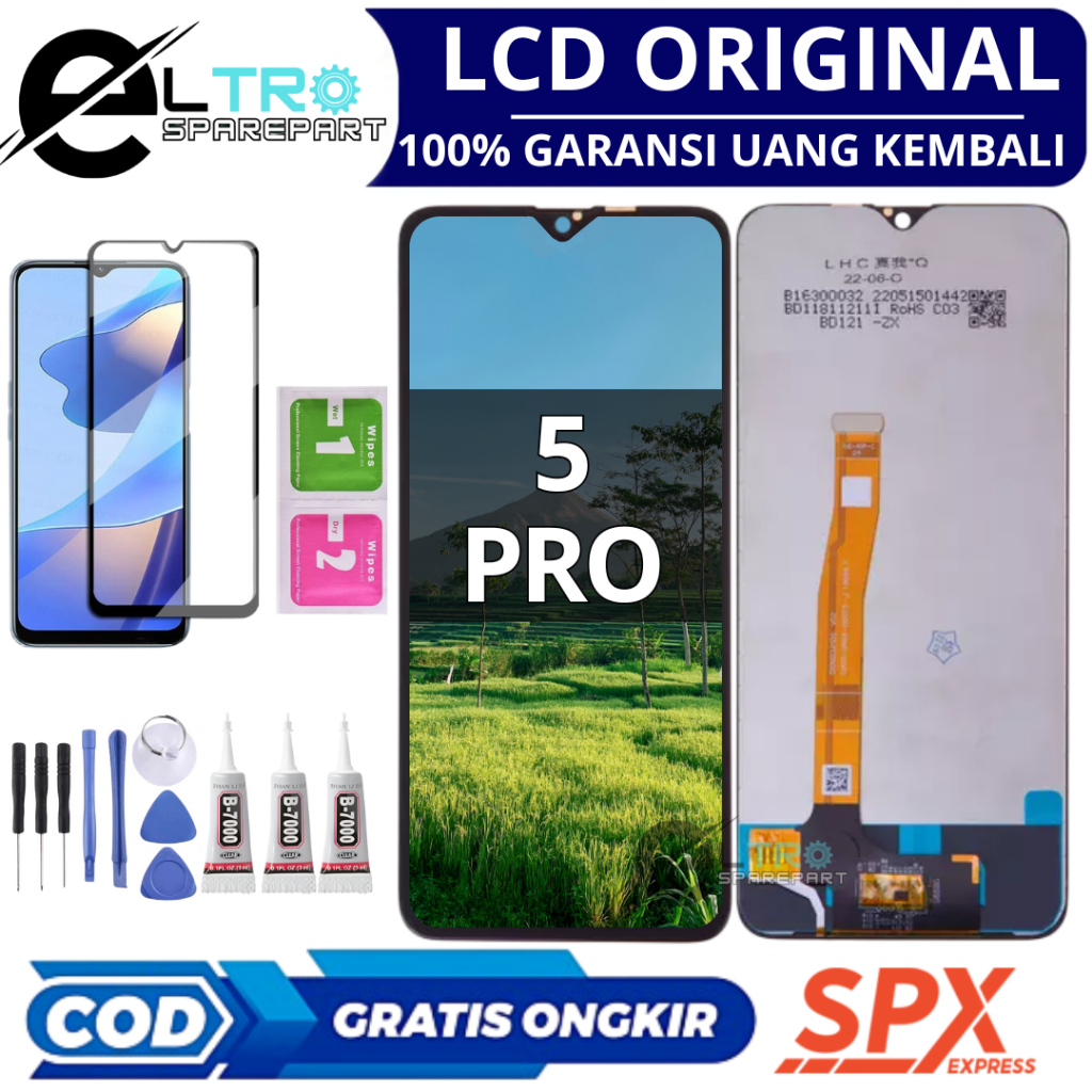 LCD REALME 5 PRO - ORIGINAL FULSET
