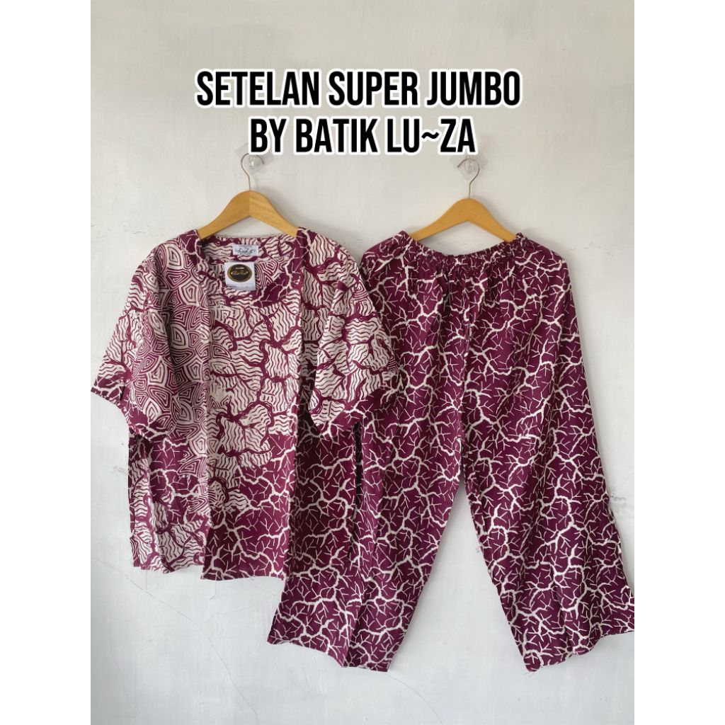 Luza ~ Setelan Super Jumbo by Batik Luza