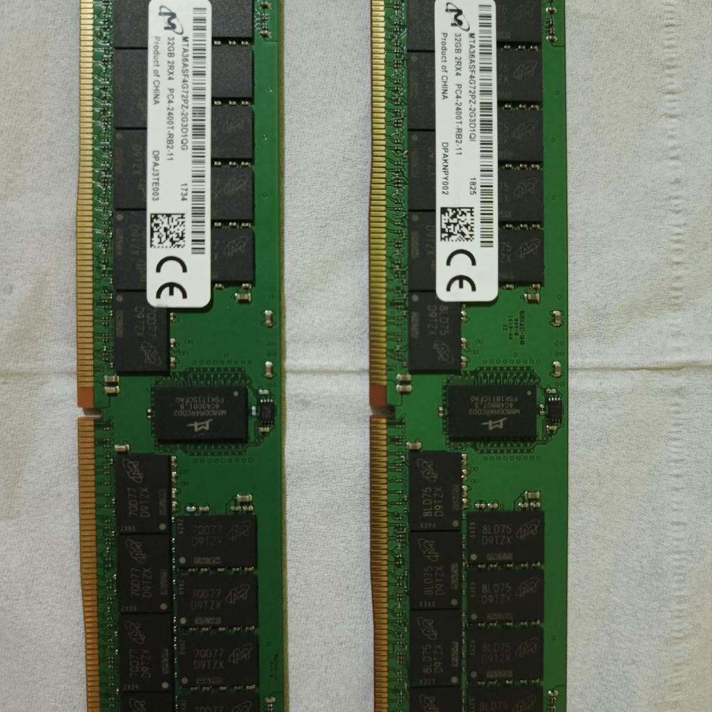 Memory Ram SERVER 64GB DDR4 PC4-2400T speed 19200mhz Ecc DELL { Bergaransi }