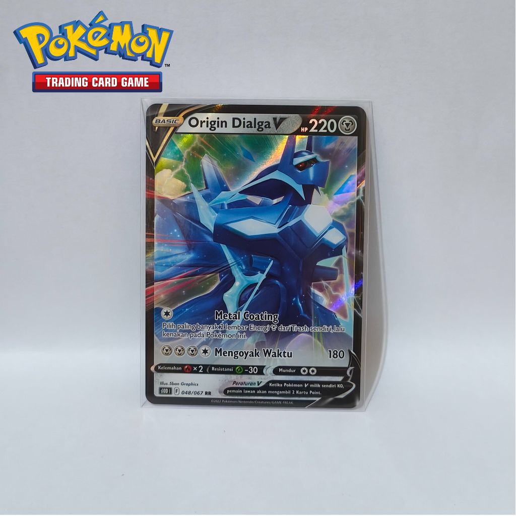 Origin Dialga V (RR) s10DI - Kartu Pokemon TCG Indonesia