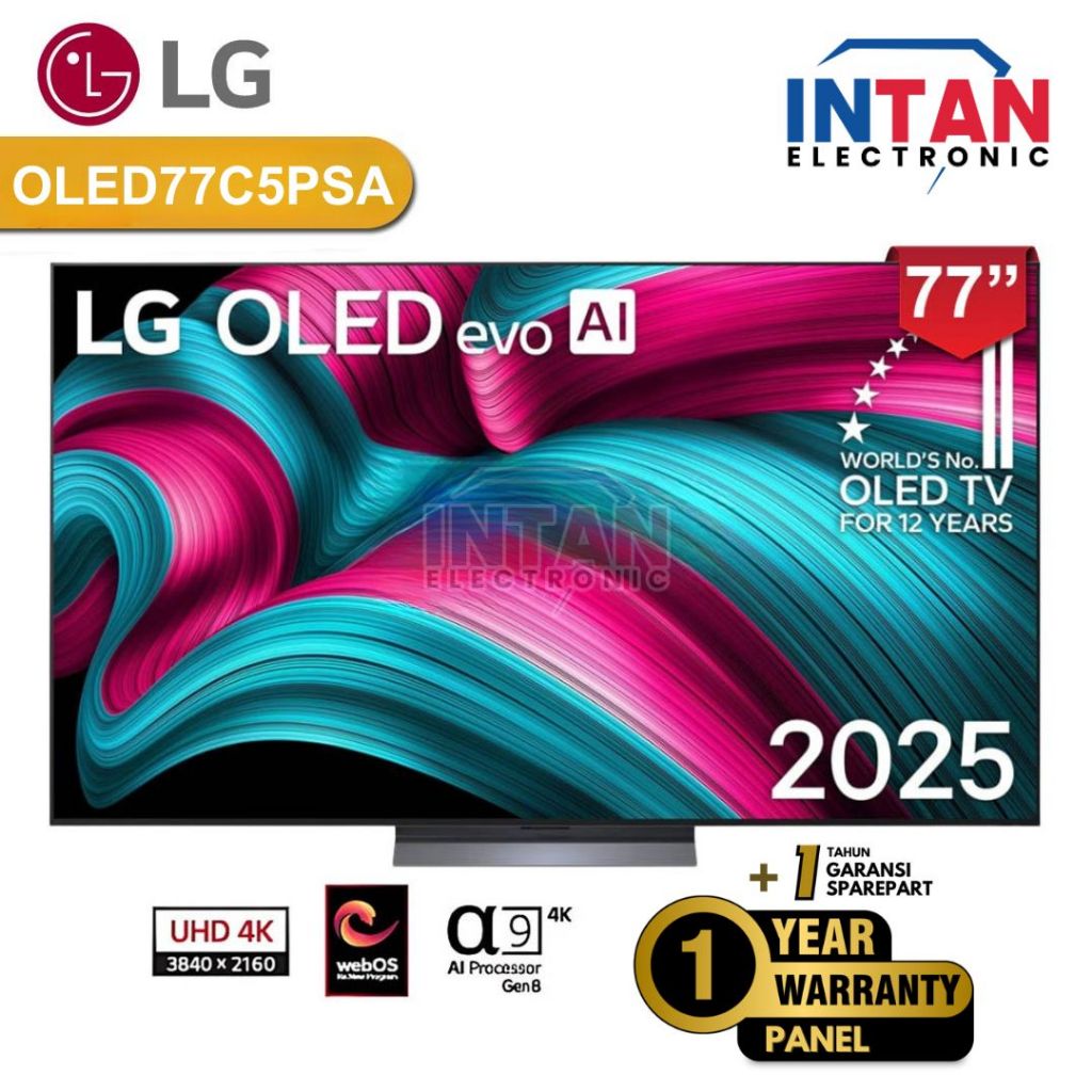 LG TV 77 INCH OLED77C5PSA SMART TV EVO UHD 4K HDR MEDAN