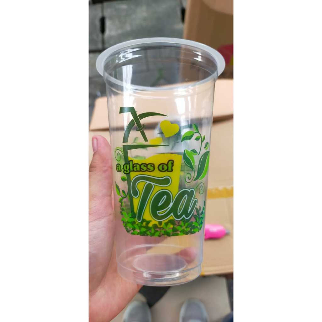 CUP DATAR 22 OZ 8GR ES TEH SOLO / GELAS PLASTIK ES TEH