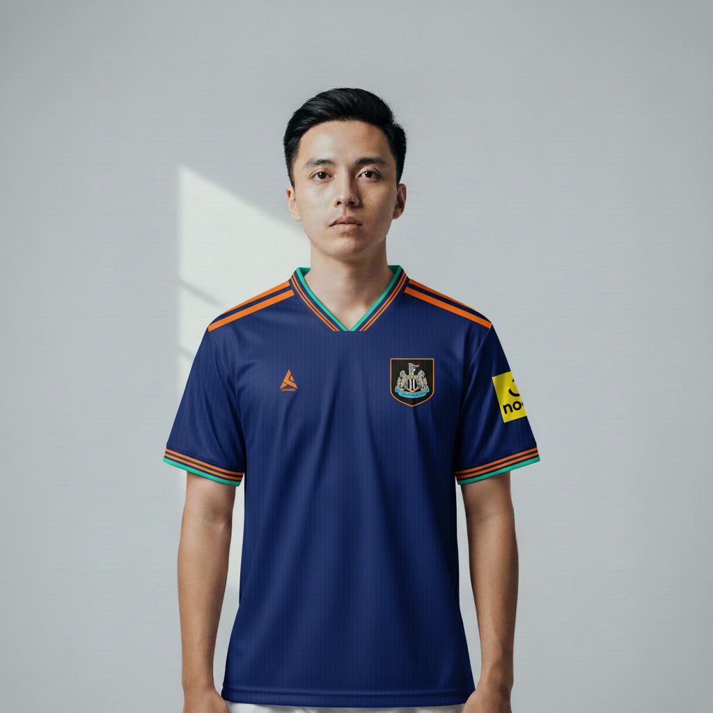 ATHLETIC SPORTWEAR - Jersey Bola Fantasy Newcastle Third 2025-2026 Fullprinting Casual - Atasan Leng