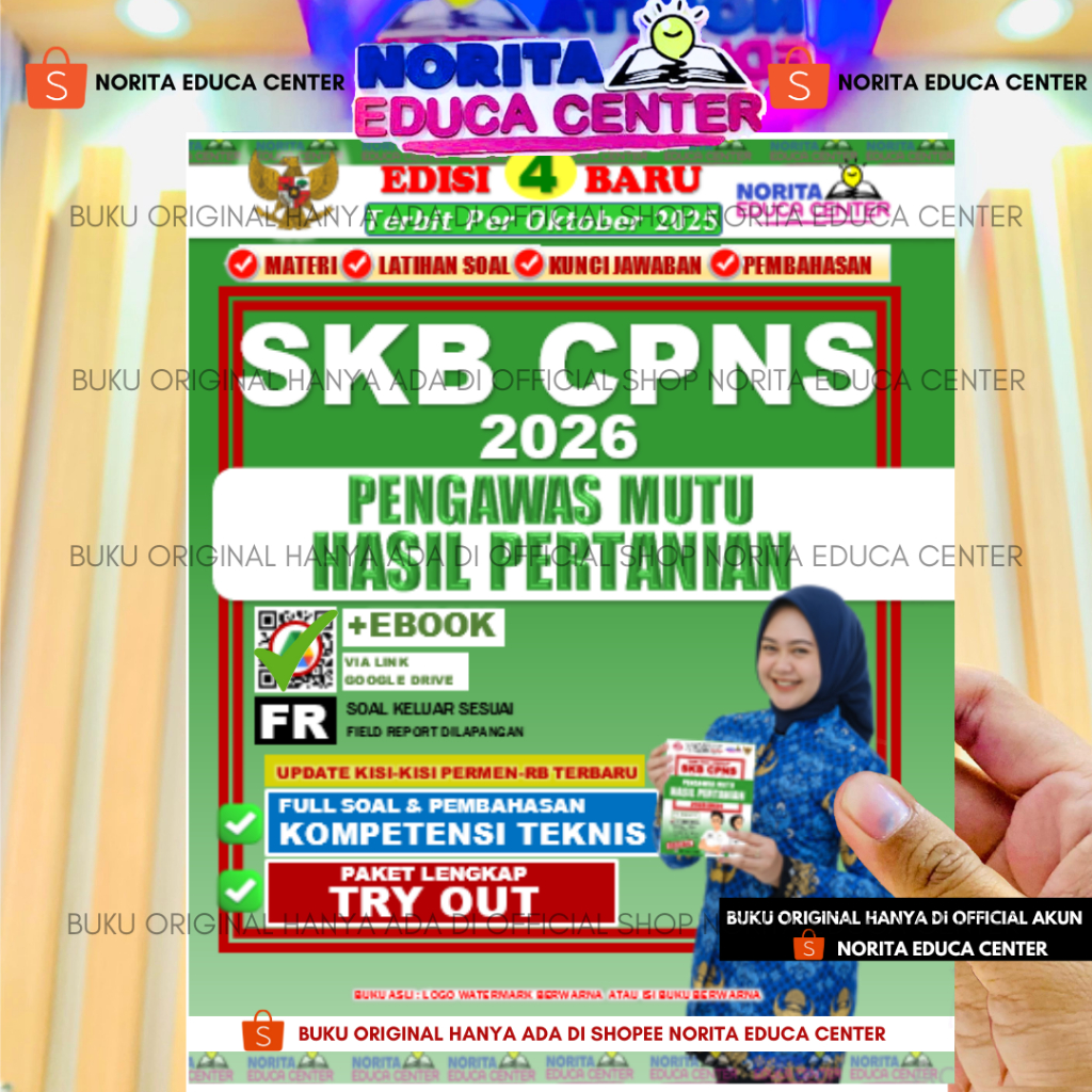 BUKU SKB CPNS PENGAWAS MUTU HASIL PERTANIAN NORITA EDUCA CENTER