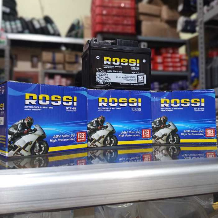 AKI MOTOR ROSSI GTZ5S MF AKI KERING BEAT VARIO SCOOPY SPACY ORIGINAL ROSSI