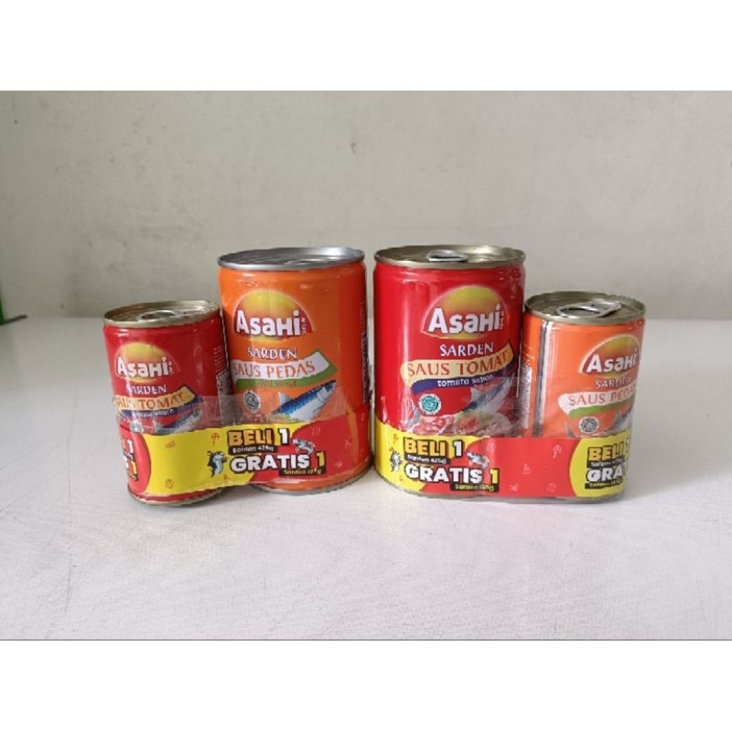 Paket Asahi Sarden 425gr + 155gr