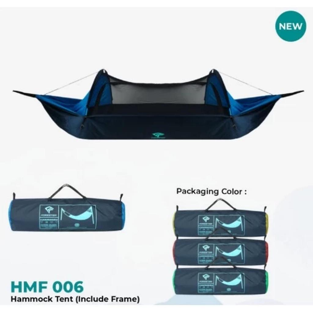FORESTER Tenda Hammock HMF EI 006 Warna Merah Termasuk 100% ORI Model HMF EI 006 Tenda Hammock Asli