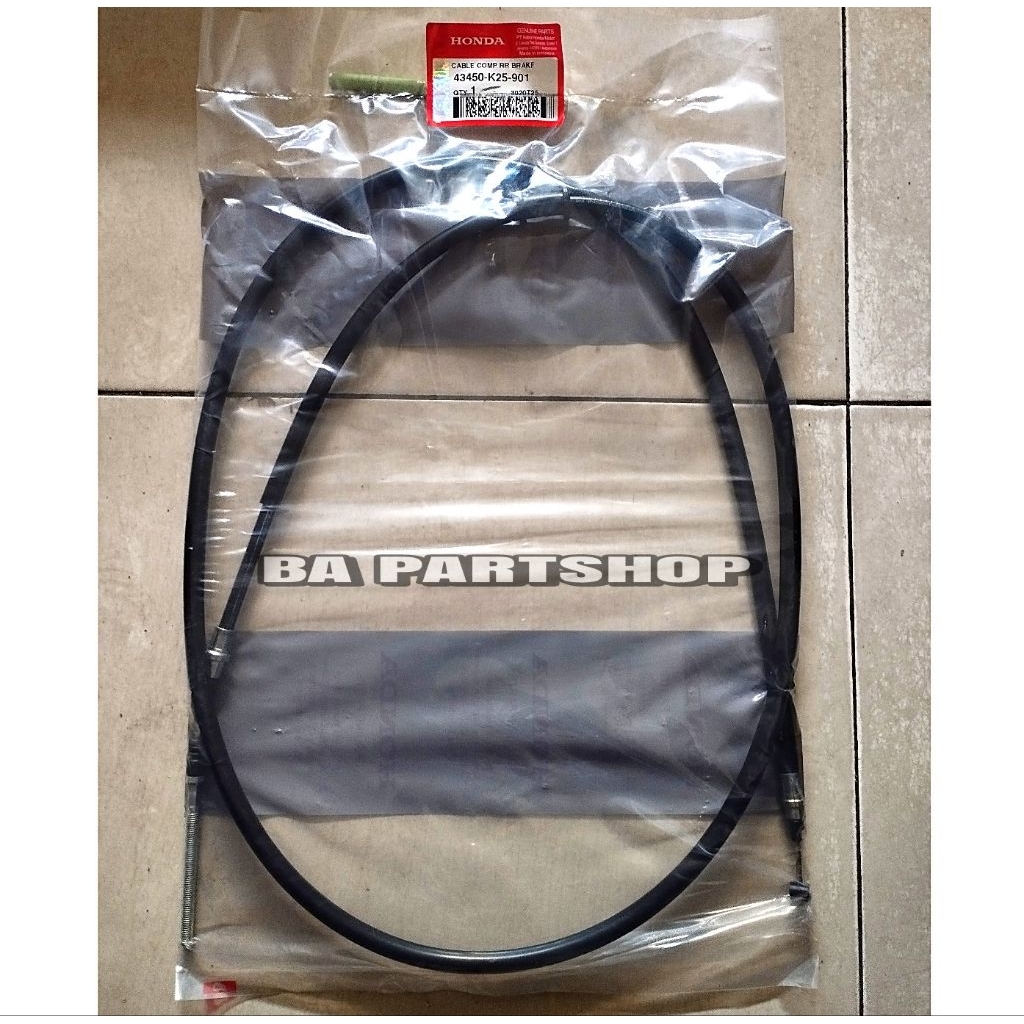 Kabel Rem Belakang Tali Rem Belakang Beat FI eSP 2012-2019 CW Non CBS Asli AHM 43450K25901
