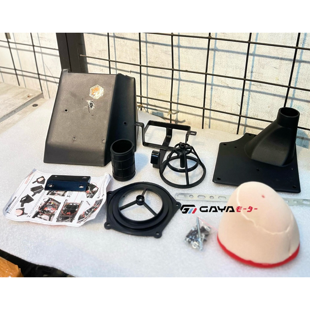 BigBox KLX150 Bore Up Big Box filter Udara KX85 - Box Hawa / big box air filter Bore Up Bahan Plasti