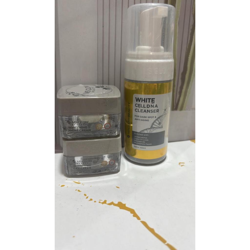 paket hemat ms glow dan ecer ms glow facial wash ms glow night ms glow day cream ms glow toner ms gl