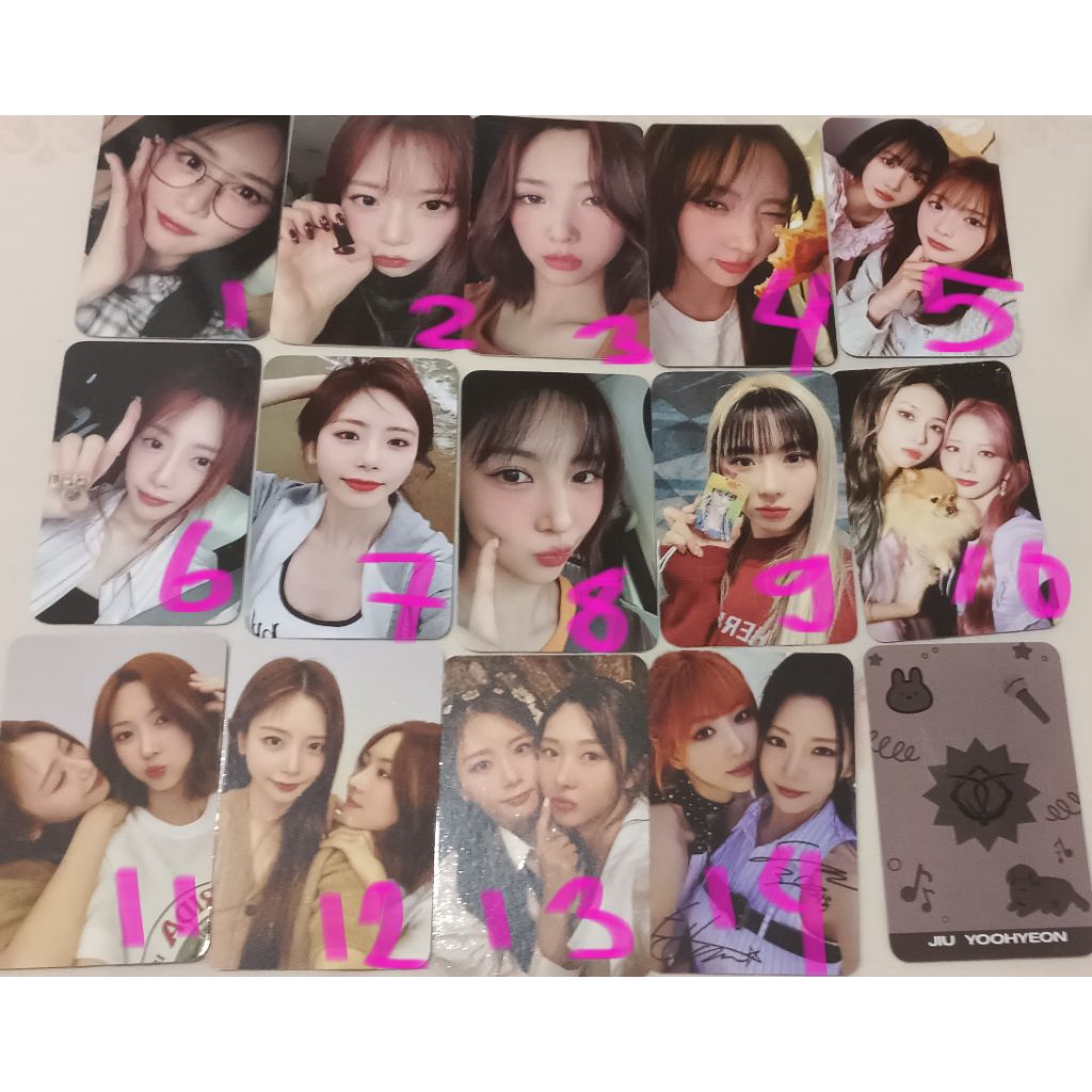 DREAMCATCHER JIU YOOHYEON LOMOCARDS UNOFFICIAL