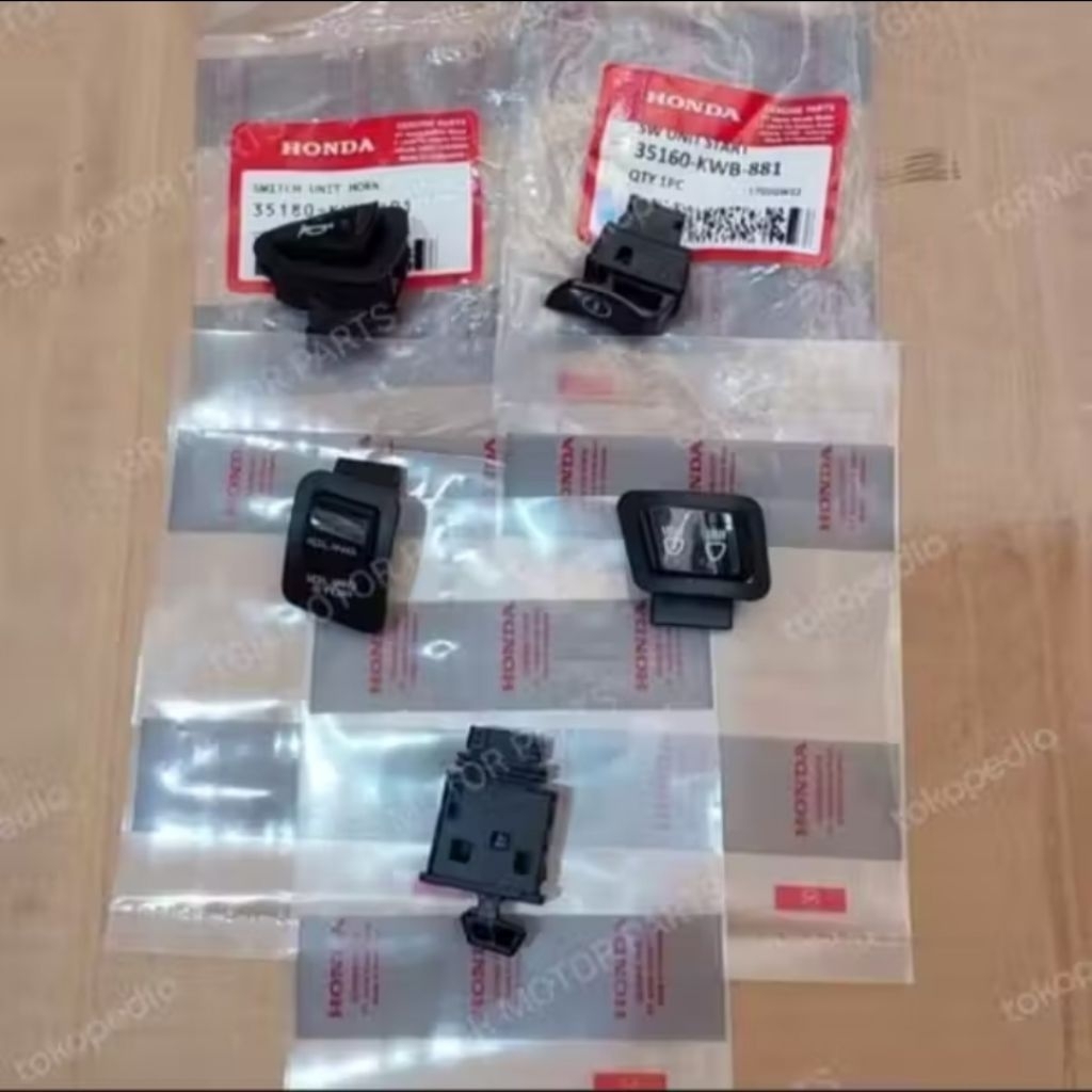 TOMBOL SAKLAR SAKELAR SET HONDA SCOOPY DONAT 2017 K93 KLAKSON DIM STATER IDLING SEN