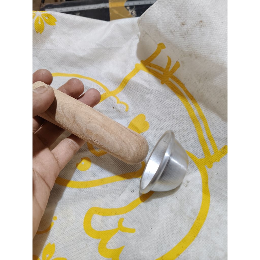 Cetakan Pempek Keriting Tradisional / Pirikan Pempek Kerupuk Bahan Kayu & Aluminium Berkualitas