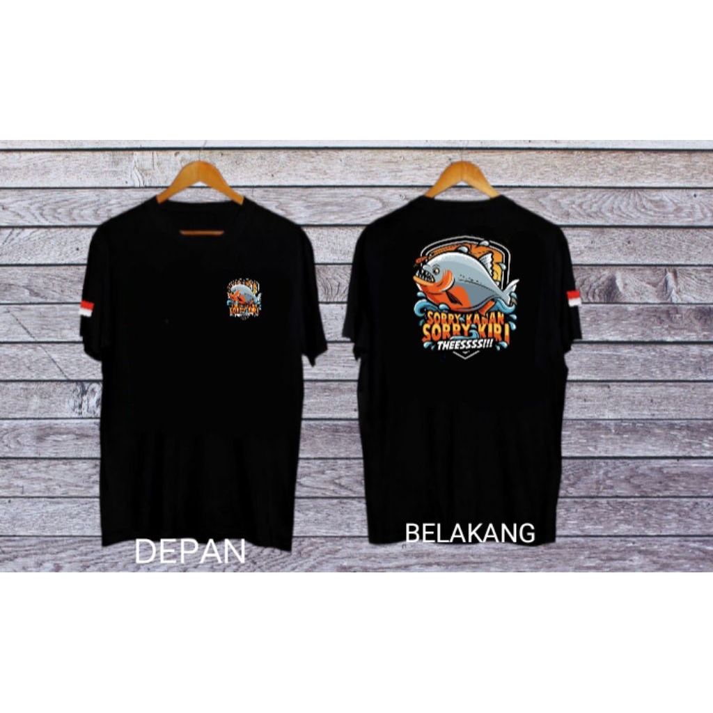 KAOS MANCING IKAN BAWAL / COMBED 24S