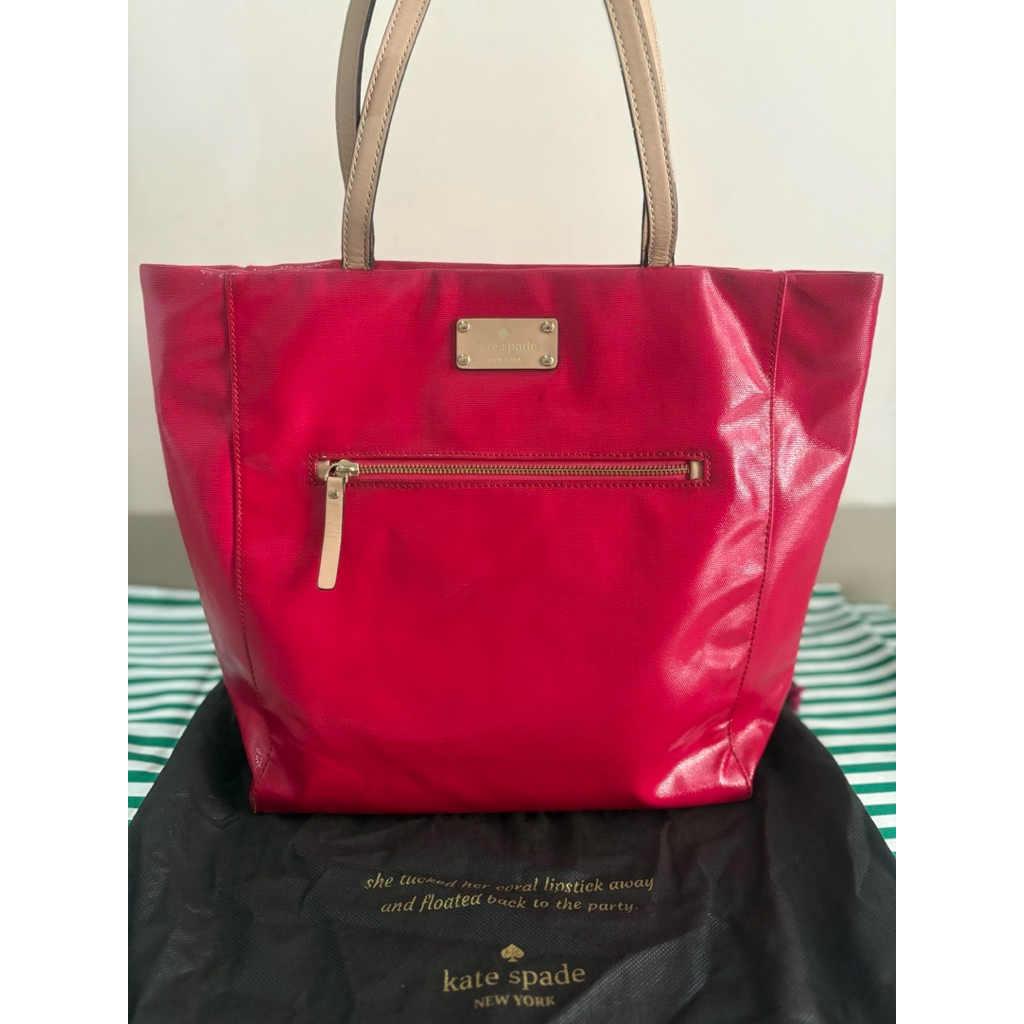 Preloved tas KS pink tote bag