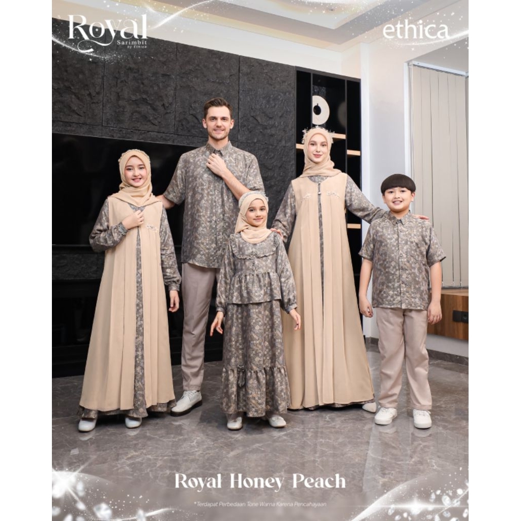 (COD) SARIMBIT ROYAL HONEY PEACH BY ETHICA/ SARIMBIT KELUARGA/ GAMIS-KOKO/ COUPLE