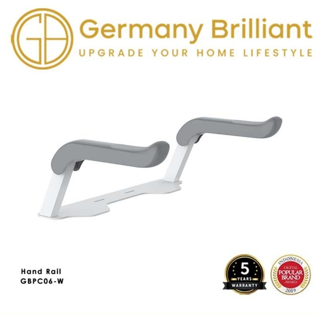 GERMANY BRILLIANT Handrail Closet / Pegangan Kloset GBPC06